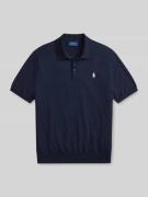 Polo Ralph Lauren Regular Fit Poloshirt aus reiner Baumwolle in Marine...