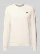 s.Oliver RED LABEL Regular Fit Sweatshirt aus Baumwoll-Mix in Kitt, Gr...