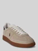 Polo Ralph Lauren Low Top Sneaker aus Veloursleder in Beige, Größe 40