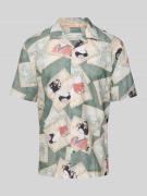 Colours & Sons Regular Fit Freizeithemd mit 1/2-Arm in Mint, Größe S