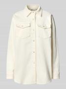 My Essential Wardrobe Relaxed Fit Jeansbluse mit Brustpattentaschen Mo...
