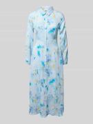 moves Hemdblusenkleid mit Knopfleiste Modell 'Inula' in Hellblau, Größ...