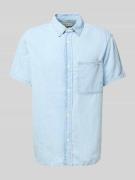 Calvin Klein Jeans Jeanshemd mit Kentkragen in Jeansblau, Größe M