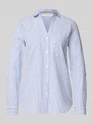 Christian Berg Woman Regular Fit Bluse mit V-Ausschnitt und Brusttasch...