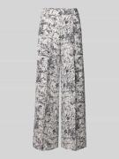 Windsor Hose aus Lyocell im Allover-Look in Marine, Größe 34