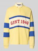 Gant Relaxed Fit Longsleeve mit Logo-Print in Hellgelb, Größe L