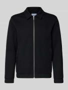 Lindbergh Jacke mit Umlegekragen und Reißverschluss in Black, Größe L