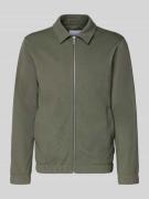 Lindbergh Jacke mit Umlegekragen und Reißverschluss in Lind, Größe L