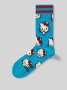 Happy Socks Socken aus Baumwoll-Mix Modell 'HELLO KITTY SMILES' in Bla...