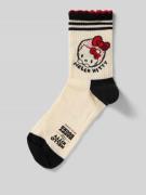 Happy Socks Socken aus Baumwoll-Mix Modell 'HELLO KITTY RIBBON' in Bla...