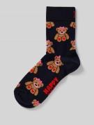 Happy Socks Socken aus Baumwoll-Mix Modell 'TEDDY' in Dunkelblau, Größ...