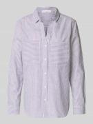Christian Berg Woman Regular Fit Bluse mit V-Ausschnitt und Brusttasch...