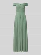 TROYDEN COLLECTION Abendkleid im Off-Shoulder-Look in Mint, Größe 32