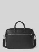 Emporio Armani Laptoptasche mit Label-Detail und Schulterriemen in Bla...