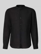 OLYMP Level Five Slim Fit Leinenhemd aus reinen Leinen mit Stehkragen ...