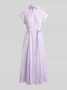 Polo Ralph Lauren Tailliertes Hemdblusenkleid aus reiner Baumwolle in ...