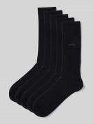 BOSS Socken aus Baumwoll-Mix im 5er-Pack in Dunkelblau, Größe 39-42