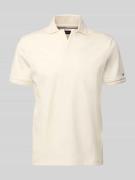 Tommy Hilfiger Regular Fit Poloshirt aus reiner Baumwolle in Offwhite,...
