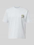 MCNEAL T-Shirt aus Baumwolle Modell 'PETER' in Hellblau, Größe L