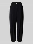 ARMANI EXCHANGE Relaxed Fit Hose mit Bundfalten in Black, Größe 34