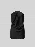 Victoria Beckham Top aus Satin mit Viskose-Anteil in Black, Größe 32