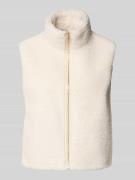 s.Oliver RED LABEL Regular Fit Weste mit Reißverschluss in Ecru, Größe...