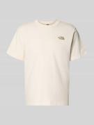 The North Face Relaxed Fit T-Shirt aus reiner Baumwolle in Offwhite, G...