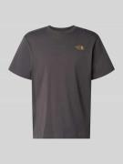 The North Face Relaxed Fit T-Shirt aus reiner Baumwolle in Anthrazit, ...