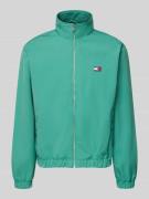 Tommy Jeans Regular Fit Blouson in Gruen, Größe L