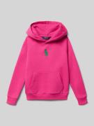 Polo Ralph Lauren Kids Regular Fit Hoodie aus Baumwoll-Mix in Pink, Gr...