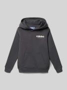 Jack & Jones Hoodie aus Baumwoll-Mix Modell 'COMINERAL' in Graphit, Gr...