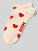 Happy Socks Sneakersocken aus Baumwoll-Mix Modell 'HEART' in Offwhite,...
