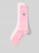 Tommy Hilfiger Strümpfe aus Baumwoll-Mix im 2er-Pack in Pink, Größe 35...