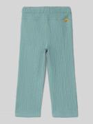 Steiff Hose mit Eingrifftaschen und Stitching in Lagune, Größe 110