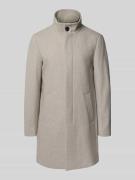 Matinique Mantel mit Stehkragen Modell 'Harvey' in Taupe, Größe XXXL