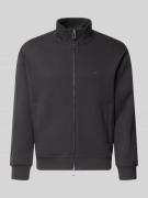 Emporio Armani Sweatjacke mit Stehkragen und Zweiwege-Reißverschluss i...