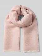 Emporio Armani Schal mit Fransen in Hellrosa, Größe 1