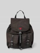 HUGO Rucksack mit Magnet Verschluss Modell 'NEEKO N' in Black, Größe 1