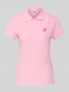 Tommy Hilfiger Slim Fit Poloshirt aus Baumwoll-Mix in Pink, Größe L