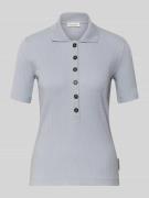 Marc O'Polo Slim Fit Poloshirt aus Baumwoll-Modal-Mix in Hellblau, Grö...