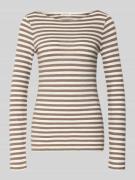 Marc O'Polo Regular Fit Langarmshirt aus reiner Baumwolle in Mittelbra...