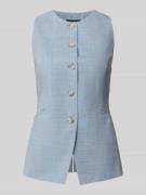 BOSS Slim Fit Weste aus Schurwoll-Mix Modell 'JULERAN' in Hellblau, Gr...