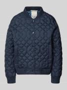 Fuchs Schmitt Jacke mit Stehkragen und Eingrifftaschen in Marine, Größ...