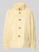 Fuchs Schmitt Jacke mit Stehkragen und Ärmelriegeln in Hellgelb, Größe...