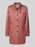 Fuchs Schmitt Trenchcoat mit Ärmelriegeln in Altrosa, Größe 36