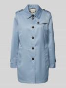 Fuchs Schmitt Trenchcoat mit Ärmelriegeln in Bleu, Größe 34