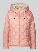 Fuchs Schmitt Steppjacke mit Kapuze und Zweiwege-Reißverschluss in Ros...