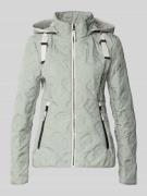 Gil Bret Jacke mit Stehkragen und Reißverschlusstaschen in Hellgruen, ...