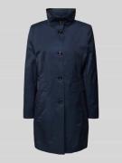 Gil Bret Kurzmantel mit Stehkragen und Pattentaschen in Marine, Größe ...