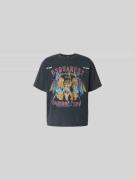 Dsquared2 T-Shirt aus reiner Baumwolle in Anthrazit, Größe L